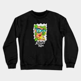 STREET WISE GIRL SMOKE Crewneck Sweatshirt